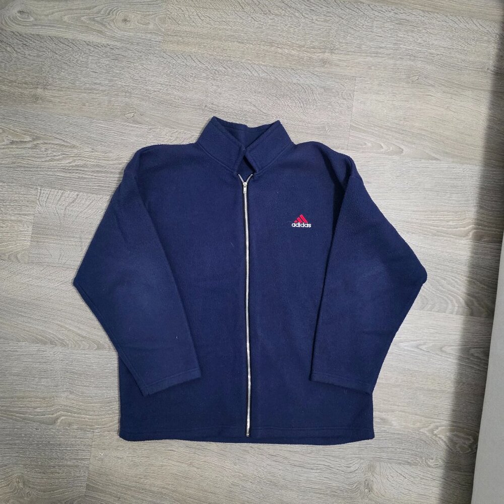 Adidas Logo Full Zip Sweater